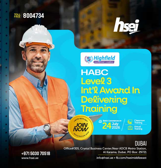 HABC Level 3 Int'l Award in Dubai on 24-JUL-2026 