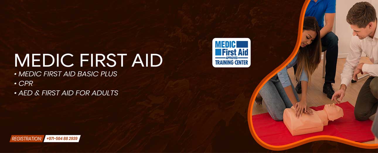 Medic First Aid Basic Plus CPR Training, AED & First Aid for Adults